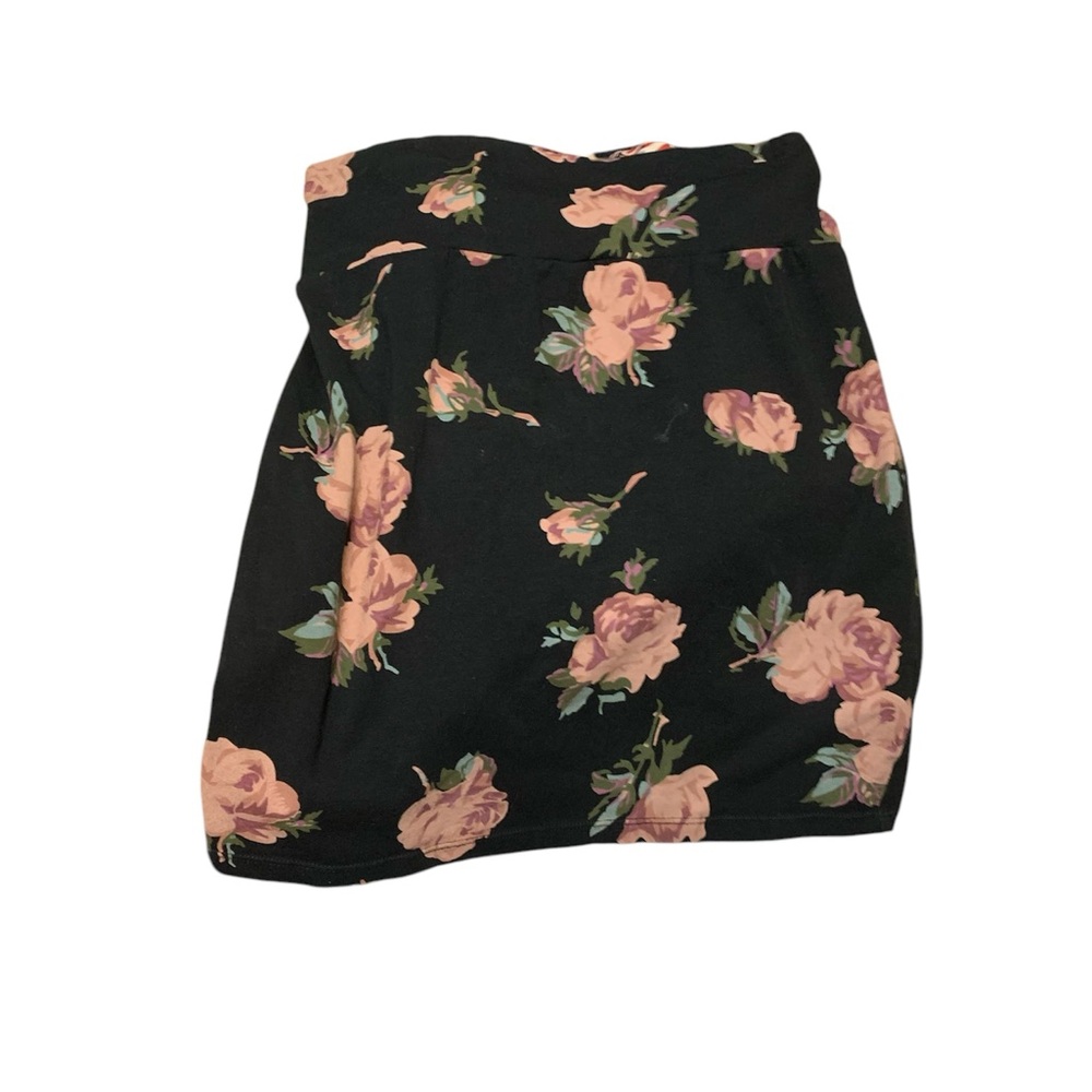 Aritzia Talula Floral Bodycon Mini Skirt - Picture 1 of 3
